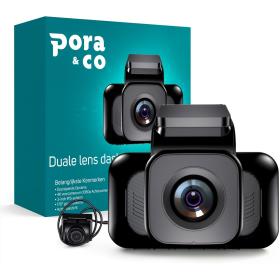 Pora&amp;Co Dashcam 4K Ultra HD Â€ 3 inch LCD Scherm