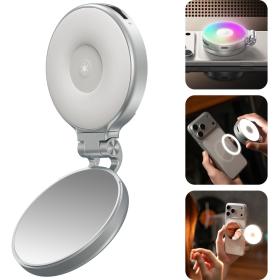 Telesin RGB Magnetic Selfie Ringlamp - Silver