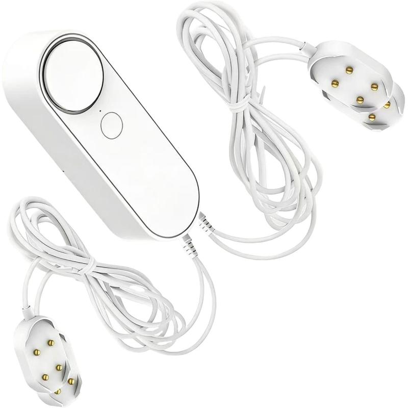 Deltaco Smart Home Water Leakage Sensor 2X Cables w/ 4 Sensors