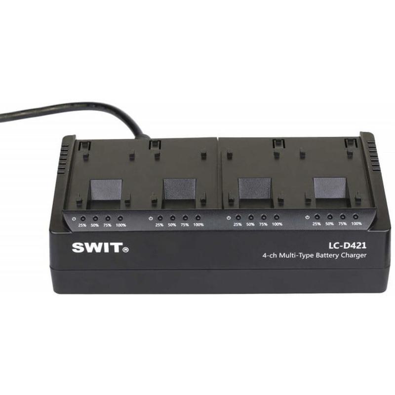 SWIT LC-D421 Body LC-D421 Body | 4-CH Multi-Type DV Charger w/o Plate
