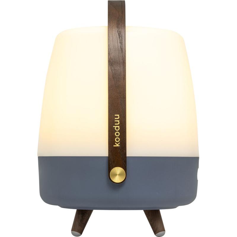 Kooduu Lite-Up Play Portable Speaker Lamp Powered By Sound By JBL - Ocean Blue