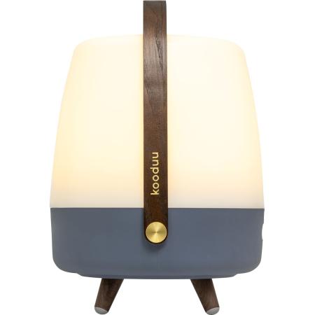 Kooduu Lite-Up Play Portable Speaker Lamp Powered By Sound By JBL - Ocean Blue