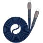 RIVACASE PS6105 BL12 ENG Type-C / Type-C Nylon Braided Cable 1.2m - Blue