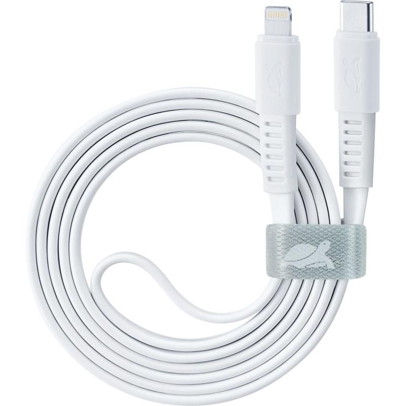 RIVACASE PS6007 WT12 ENG Type-C / Lightning Cable 1.2m - White