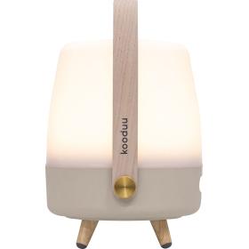 Kooduu Lite-Up Play Mini Portable Speaker Lamp Powered By Sound By JBL - Sand