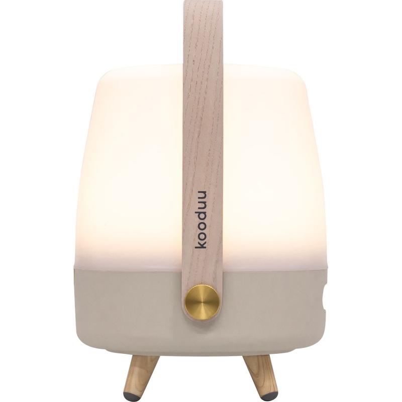 Kooduu Lite-Up Play Mini Portable Speaker Lamp Powered By Sound By JBL - Sand