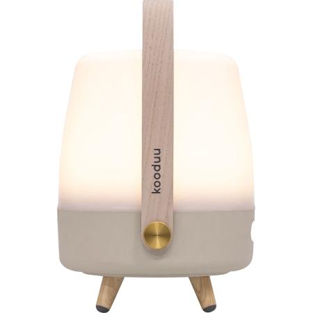 Kooduu Lite-Up Play Mini Portable Speaker Lamp Powered By Sound By JBL - Sand
