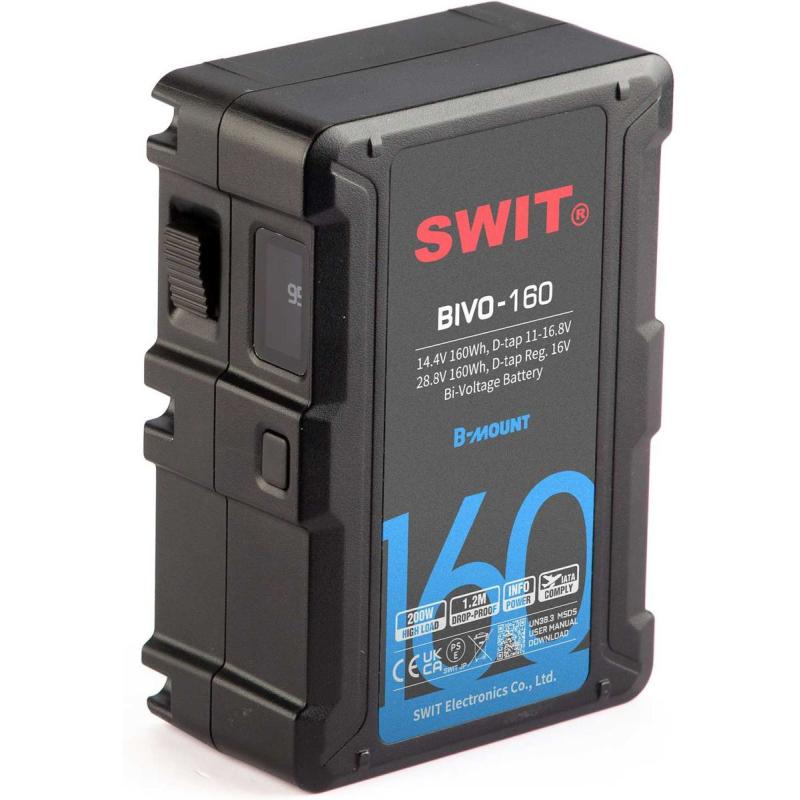 SWIT BIVO-160 BIVO-160 | 160WH 14V/28V 200W High Load B-Mount Battery