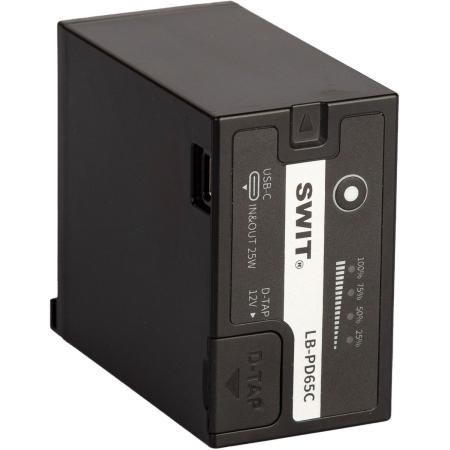 SWIT LB-PD65C LB-PD65C | 65WH D-Type DV Battery w/ 12V D-Tap And USB-C
