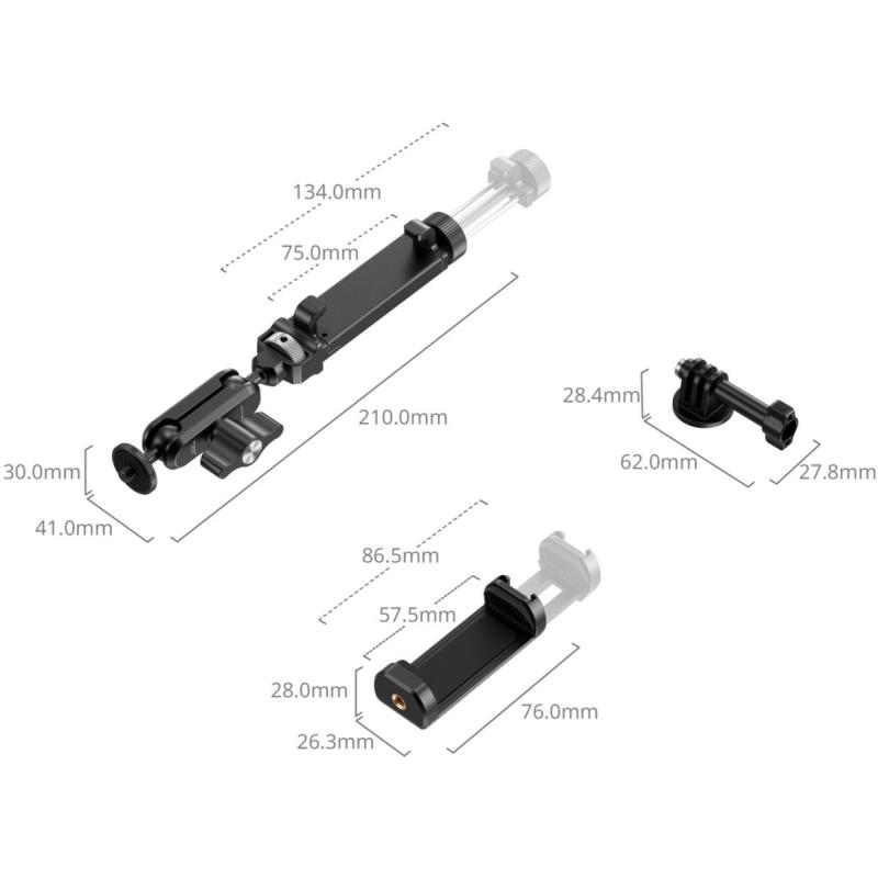 SmallRig 5726 Fence Mount For Action Cameras
