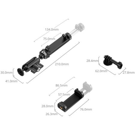 SmallRig 5726 Fence Mount For Action Cameras