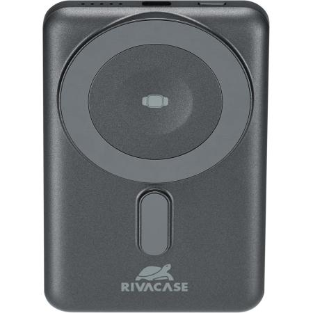 RIVACASE VA2607 (5.000 mAh) MagSafe 15W + QC/PD20W + Apple Watch PowerBank Black