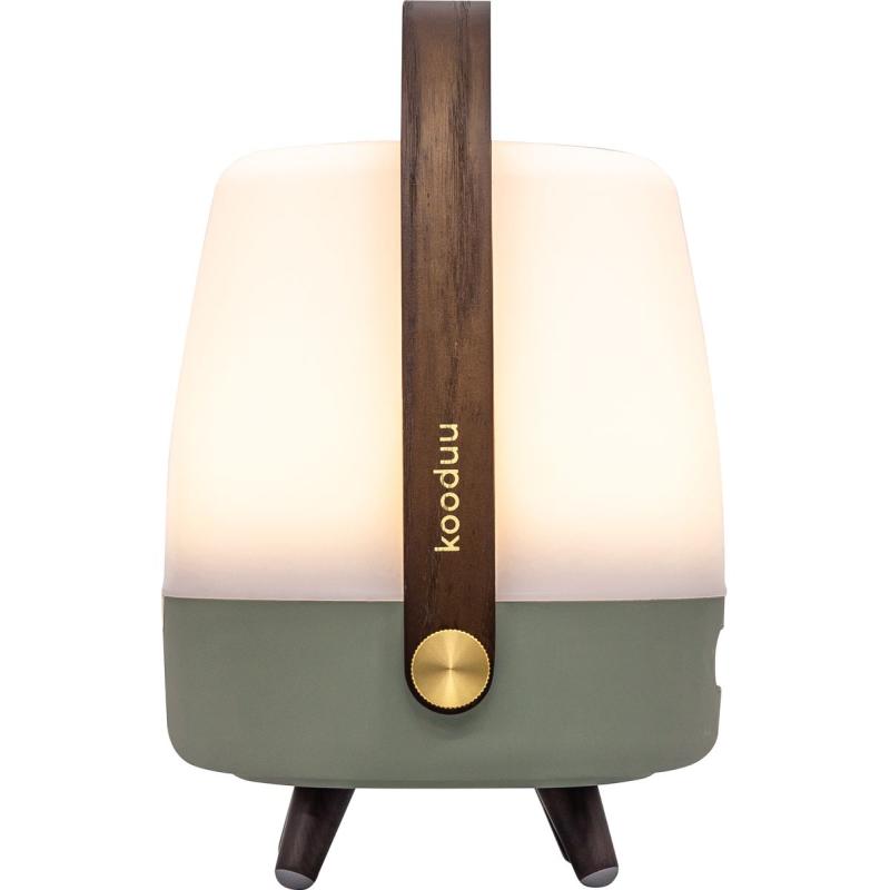 Kooduu Lite-Up Play Mini Portable Speaker Lamp Powered By JBL - Petroleum