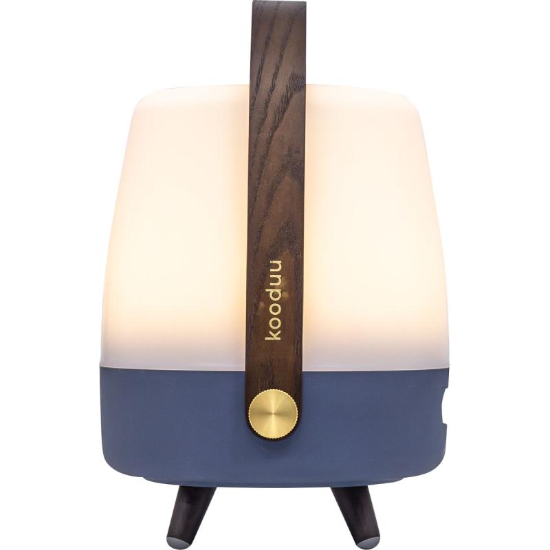 Kooduu Lite-Up Play Mini Portable Speaker Lamp Powered By JBL - Ocean Blue