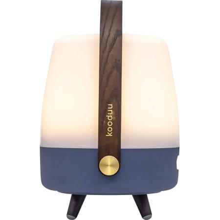 Kooduu Lite-Up Play Mini Portable Speaker Lamp Powered By JBL - Ocean Blue