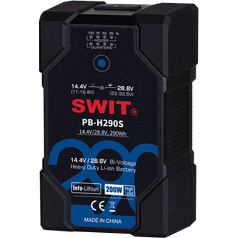 SWIT PB-H290S PB-H290S | 290WH 28V/14V Smart Battery V-Mount