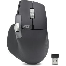 ACT Wireless Multi-Connect Mouse Bluetooth /USB Receiver Rechargeable 4800 DPI