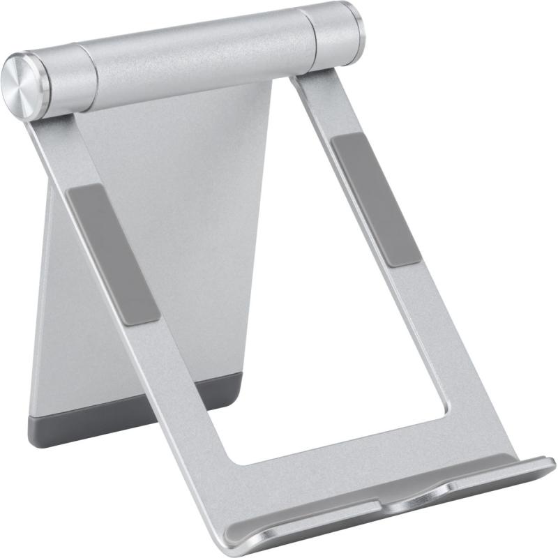 Deltaco ARM-0516 Collapsible Smartphone EN Tablet Standard - Aluminium - Silver