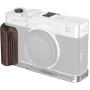 SmallRig 6236 L-Shaped Mount Plate w/ Wooden Handle For Fujifilm X-E5 (Silver)