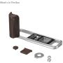 SmallRig 6236 L-Shaped Mount Plate w/ Wooden Handle For Fujifilm X-E5 (Silver)
