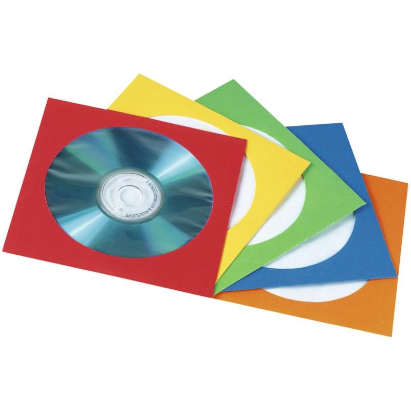 Hama Papieren CD-/DVD-Beschermhoezen Verschillende Colours Pak Van 100