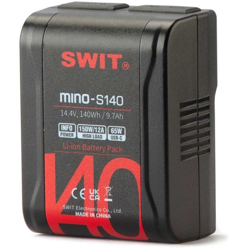 SWIT MINO-S140 | USB-C w/ 140WH Pocket Mini Battery USB-A/USB-C/D-Tap V-Mount