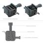 SmallRig 5690 V-Mount Battery Mount Plate Kit For ArcaSwiss Plate / Nato Rail