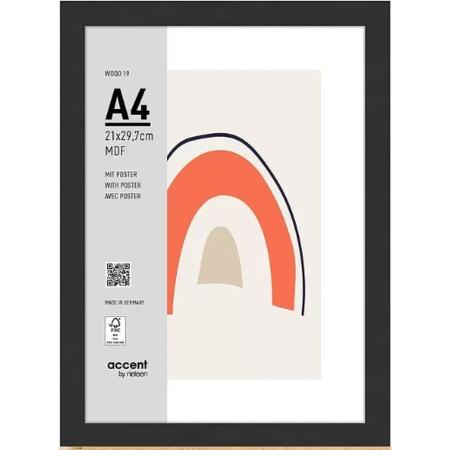 Nielsen Photo Frame 3221201 Wood 19 Black 21x29.7 cm