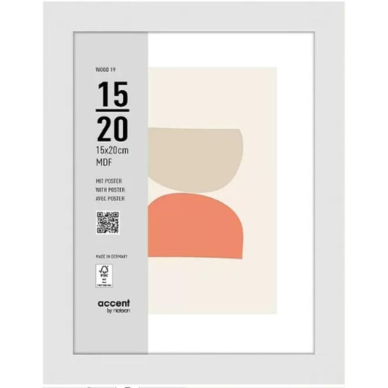 Nielsen Photo Frame 3217202 Wood 19 White 15x20 cm