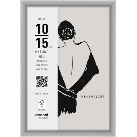 Nielsen Photo Frame 5411124 Super 8 Matt Silver 10x15 cm