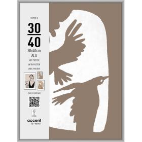 Nielsen Photo Frame 5430124 Super 8 Matt Silver 30x40 cm