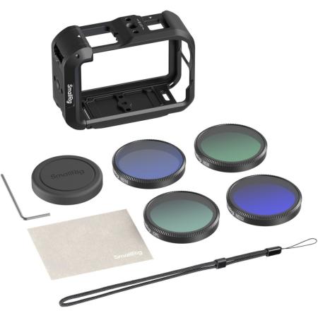 SmallRig 6374 Advanced Camera Cage Kit w/ Filters For DJI Osmo Action 6