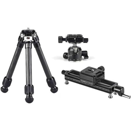 Sunwayfoto Macro Tripod Carbon + Ball Head EN Macro Rail (T16-Macro-Kit)