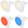 Hama LED-Nachtlicht Basic For Stopcontact 4 Lichtkleuren 16 PCs In Display