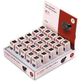 Hama Auto-Fast Charger 1X USB-C 1X USB-A PD 30 W 25 PCs In Display