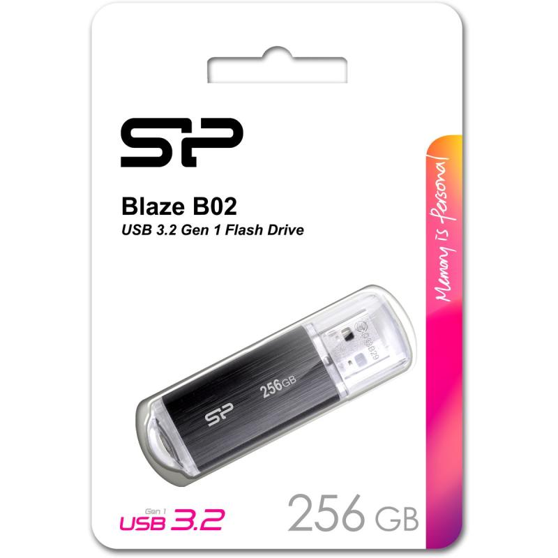 Silicon Power Blaze B02 256GB USB 3.2 Gen 1 (Black)