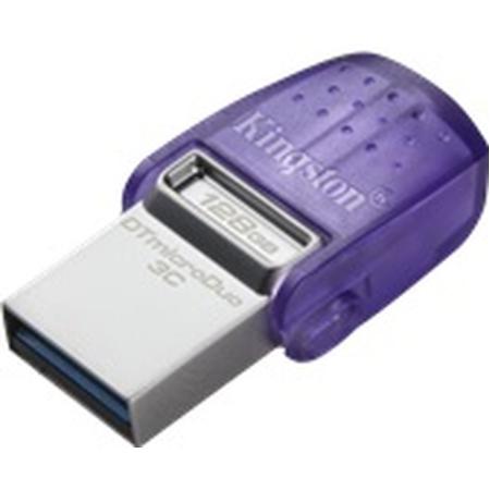 Kingston 128GB DataTraveler Microduo 3C 200MB/s Dual USB-A + USB-C