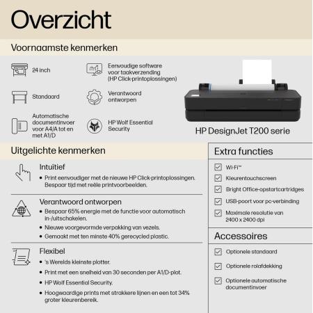 HP Designjet T230 24-IN Printer Europe - Multilingual Localization