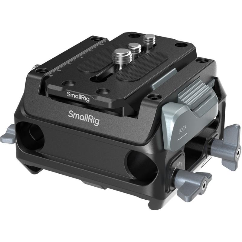 SmallRig 5366 Manfrotto-Type Mount Plate Kit w/ 15mm Dual Rod Clamp