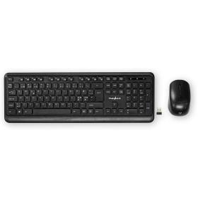 Nedis Wireless Mouse-/Keyboard Connection USB 800/1200/1600 QWERTY Scandinan