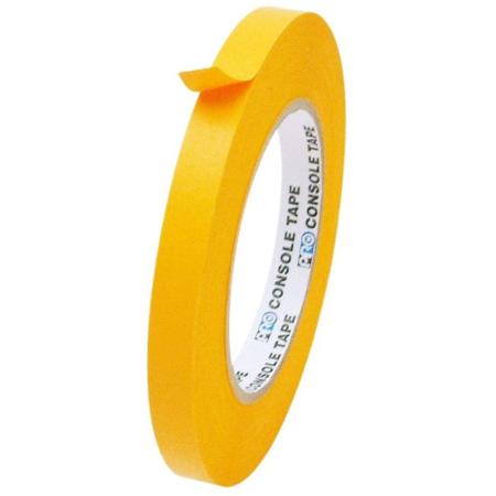 Pro Tapes Pro Console 12mm X 55m Paper Tape Yellow