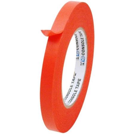 Pro Tapes Pro Console 12mm X 55m Paper Tape Orange
