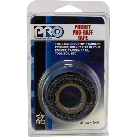 Pro Tapes Pro Gaff 24mm X 5.4m Pro Pocket Black
