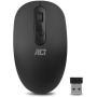 ACT Wireless Mouse USB Nano Receiver 1200 DPI Black