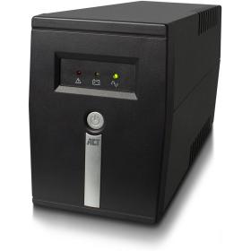 ACT Ups 600VA 1X IEC (C13) + 1X Type F Outlet 1X IEC C14