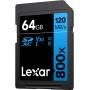 Lexar SDXC Blue Series UHS-I 800X 64GB V30