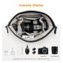 K&amp;F Concept Urban Wander 11 Sling Bag Magnetic Black