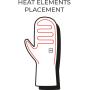 Heat Experience Heatx Heated Blizzard Mittens XS Black