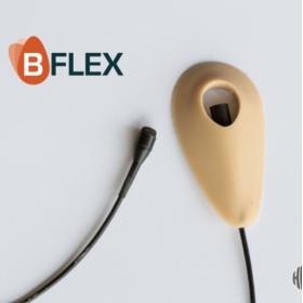 Hide-a-mic B_flex For Dpa 4060/4061/4071 Countryman B3 Sennheiser MKE2 Beige