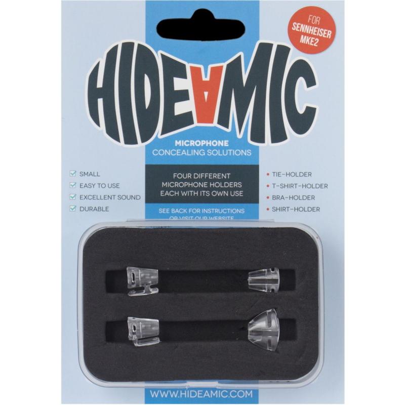 Hide-a-mic Sennheiser MKE2 4SET Soft &amp;amp; Flexible (Transparent)